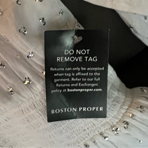 Boston Proper Embellished Dress - Picture 8 of 8
